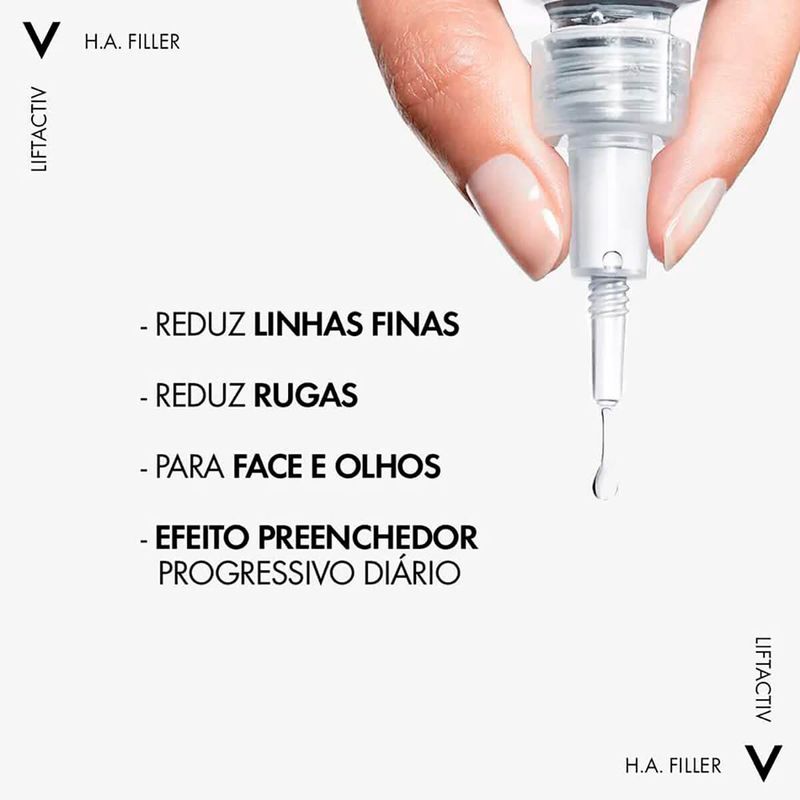sérum rejuvenescedor vichy - liftactiv supreme h.a. epidermic filler - 30ml