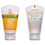 protetor solar facial australian gold fps60 cor 02 - 40g