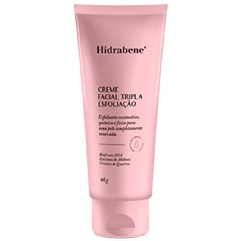 creme facial hidrabene tripla esfoliação 60g