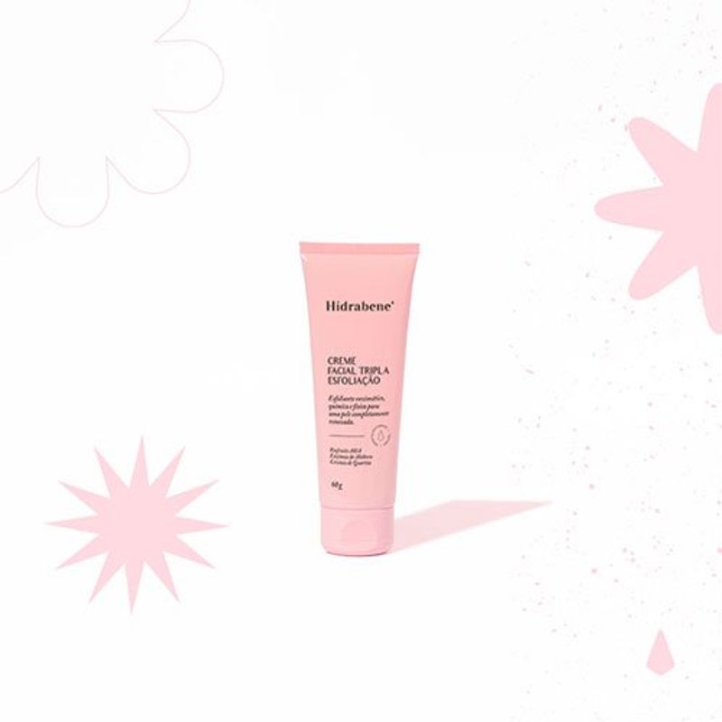 creme facial hidrabene tripla esfoliação 60g