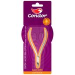 alicate para cutícula condor inox ponta curva 8401