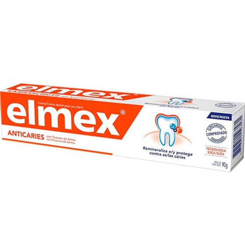 creme dental elmex anticaries 90g