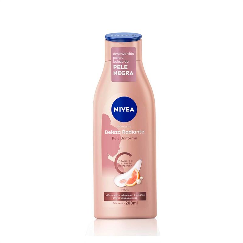 hidratante nivea beleza radiante 200ml