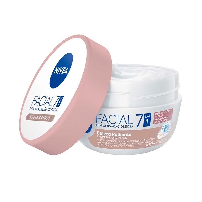 creme facial nivea uniformizador pele negra 100g