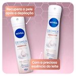 desodorante aerosol nivea deomilk pele uniforme 150ml