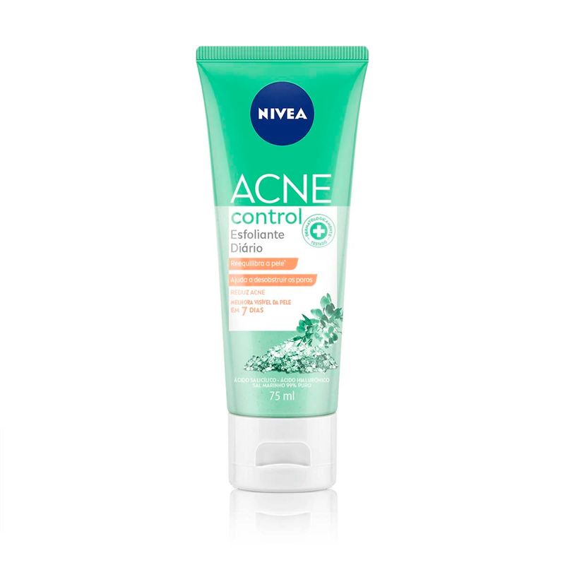 esfoliante facial nivea acne control 75ml