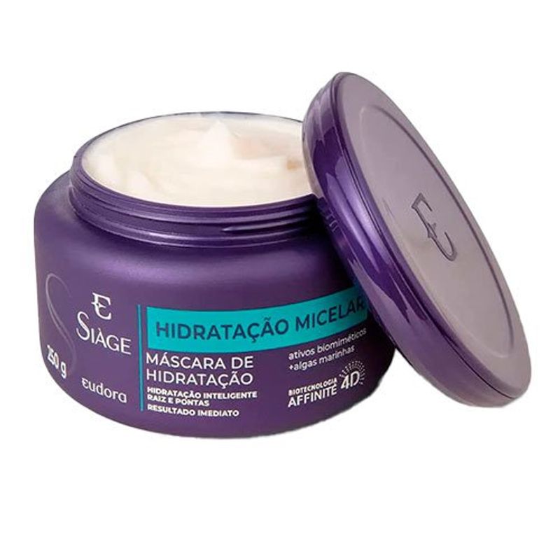 máscara siàge eudora hidratação micelar 250g
