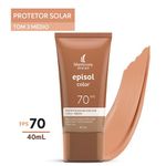 protetor solar epsol color tom 3 médio fps 70 40ml