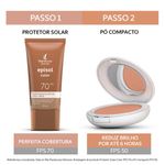 protetor solar epsol color tom 3 médio fps 70 40ml