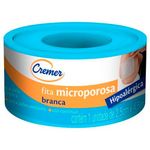 fita microporosa cremer hipoalérgica branca 2,5cm x 4,5m