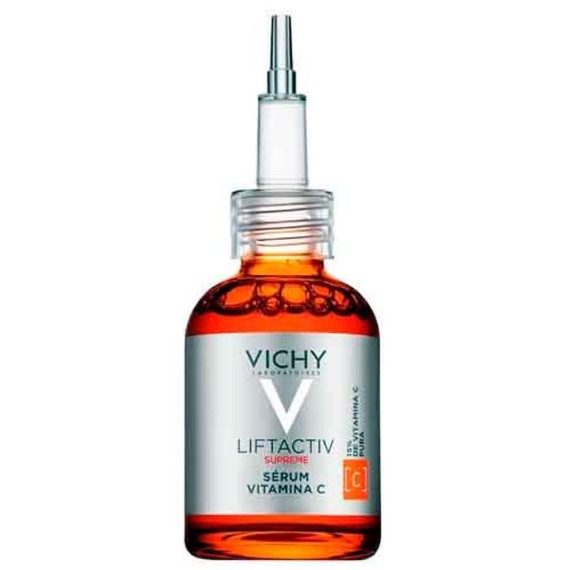 sérum facial vitamina c vichy liftactiv supreme corretor de sinais e antioxidante 20ml