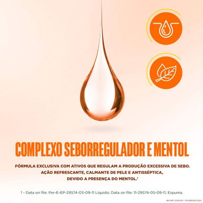 sabonete em espuma dermotivin oil control 130ml