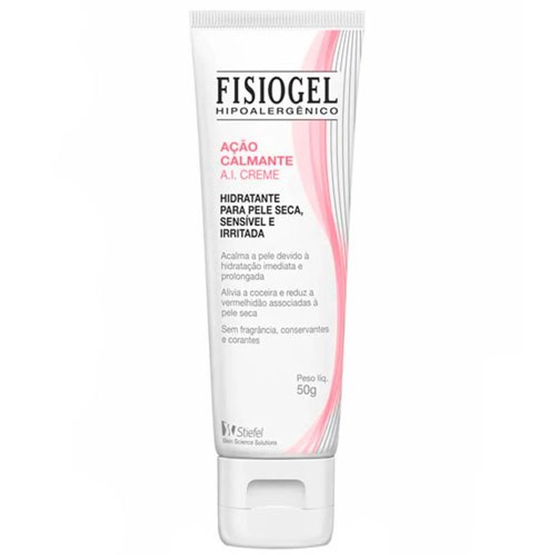 creme fisiogel pele seca sensível e irritada 50g