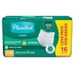 roupa íntima descartável plenitud classic tamanho g/xg 16 unidades