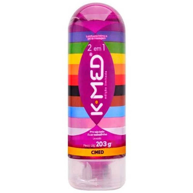 gel lubrificante k-med 2 em 1 203g
