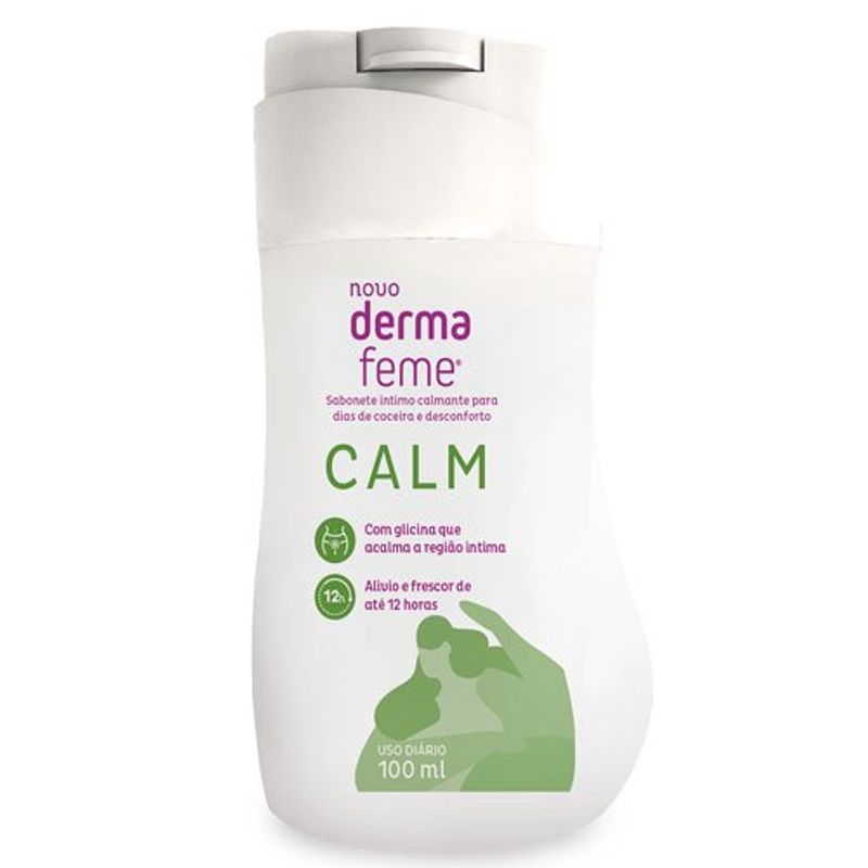 sabonete íntimo dermafeme calm 100ml