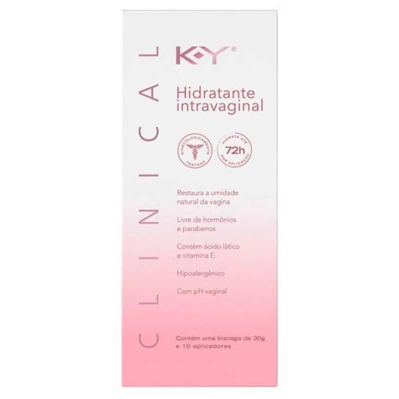 hidratante intravaginal ky clinical 10 aplicadores 30g