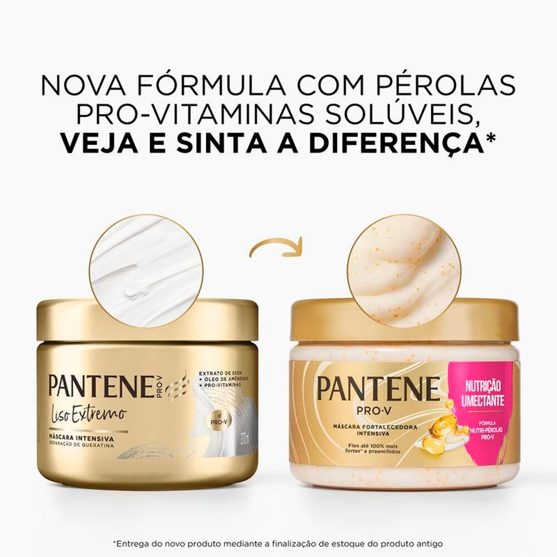 máscara intensiva pantene pro-v nutrição umectante 270m