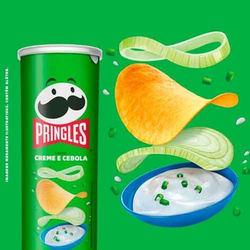 batata pringles creme & cebola 109g