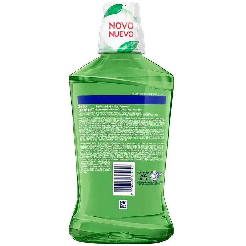 enxaguante antisséptico bucal colgate natural extracts citrus 500ml