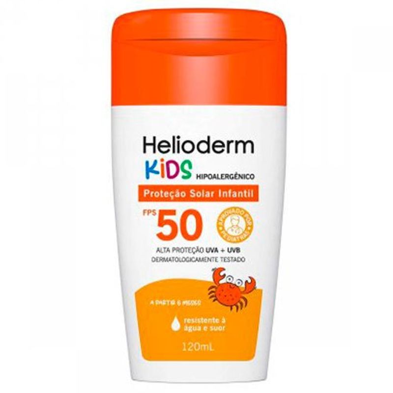 protetor solar helioderm kids fps50 120ml