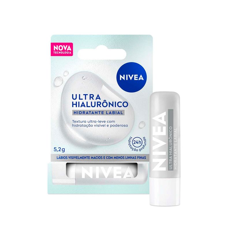 hidradante labial nivea ultra hialurônico 5,2g
