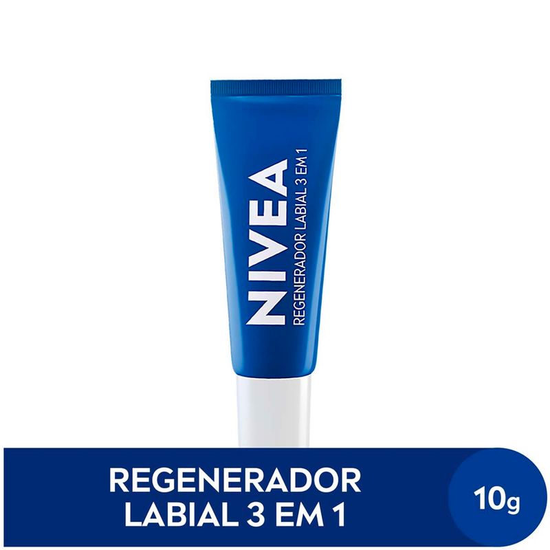 regenerador labial nivea 3 em 1 10g
