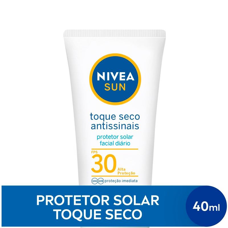 Protetor Solar Facial Nivea Sun FPS 30 Antissinais 40ml