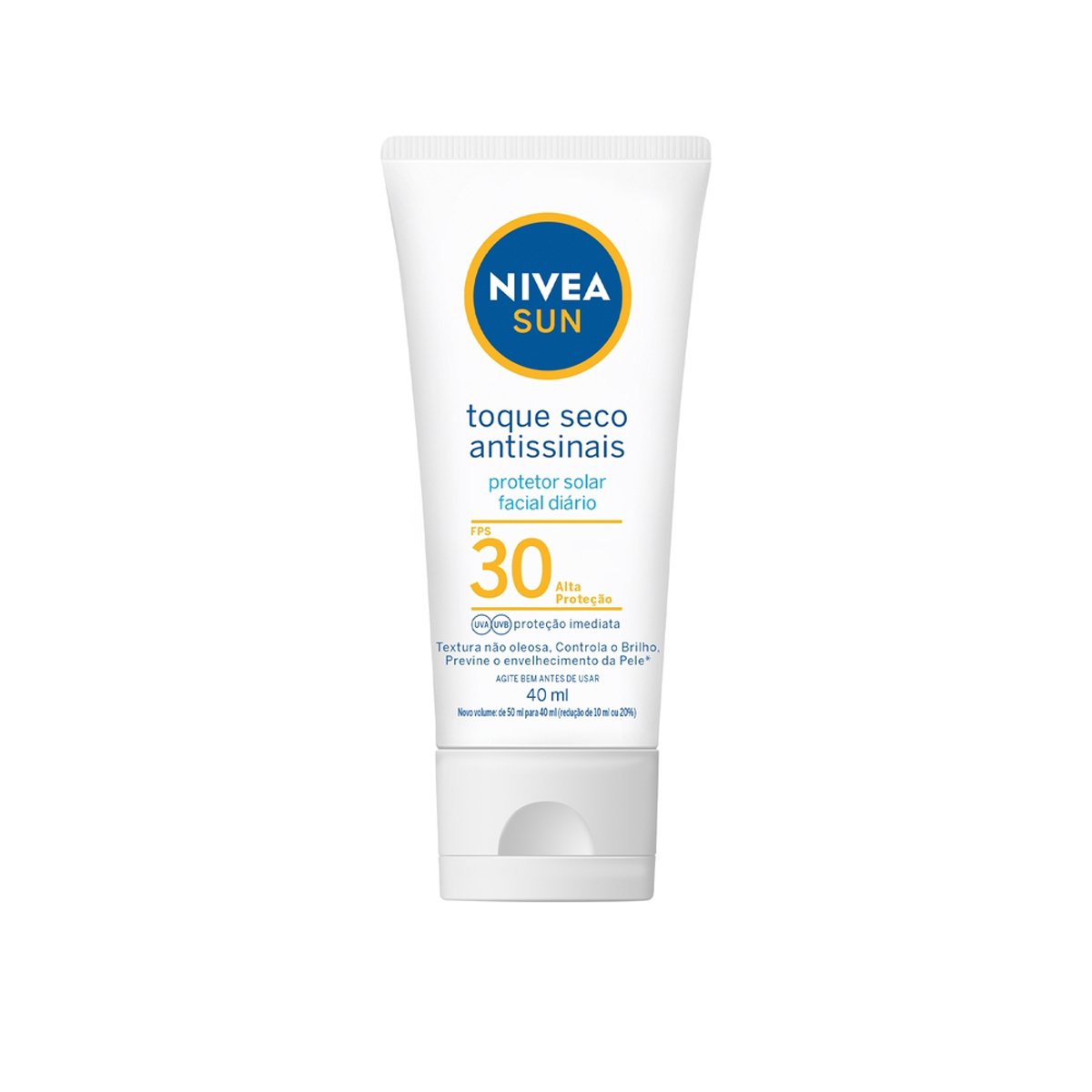 Protetor Solar Facial Nivea Sun FPS 30 Antissinais 40ml