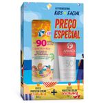 kit protetor solar anasol corporal kids fps90 100g e facial fps 50 60g