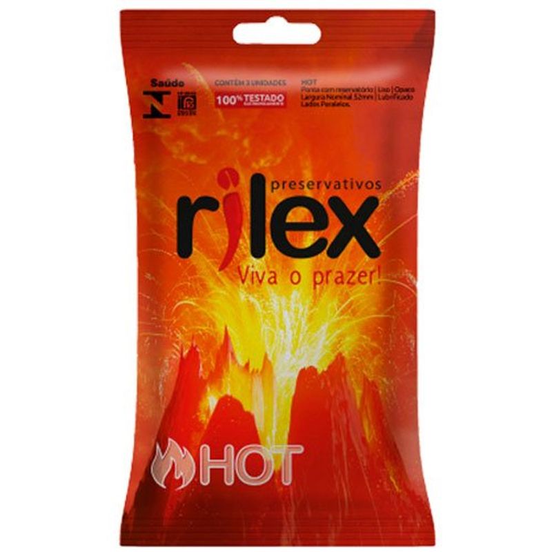 preservativo rilex hot 3 unidades