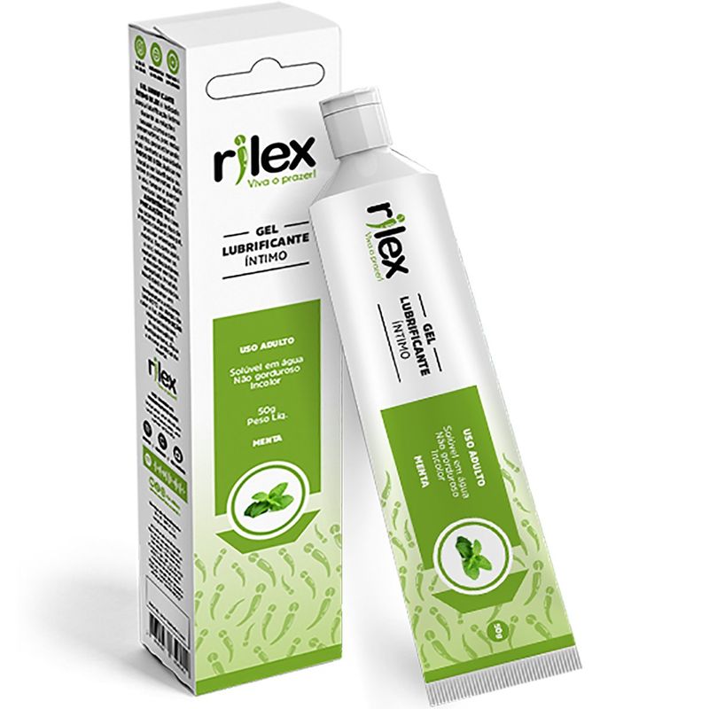 gel lubrificante rilex menta 50g