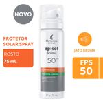 protetor solar facial episol spray bruma fps50 75ml