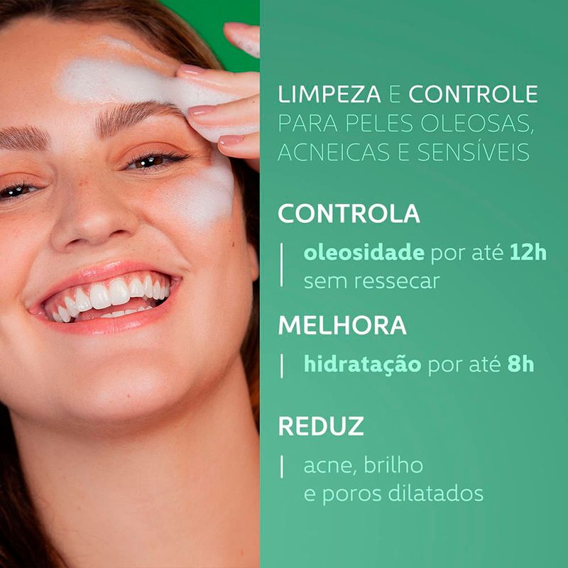espuma de limpeza glycare control 150ml