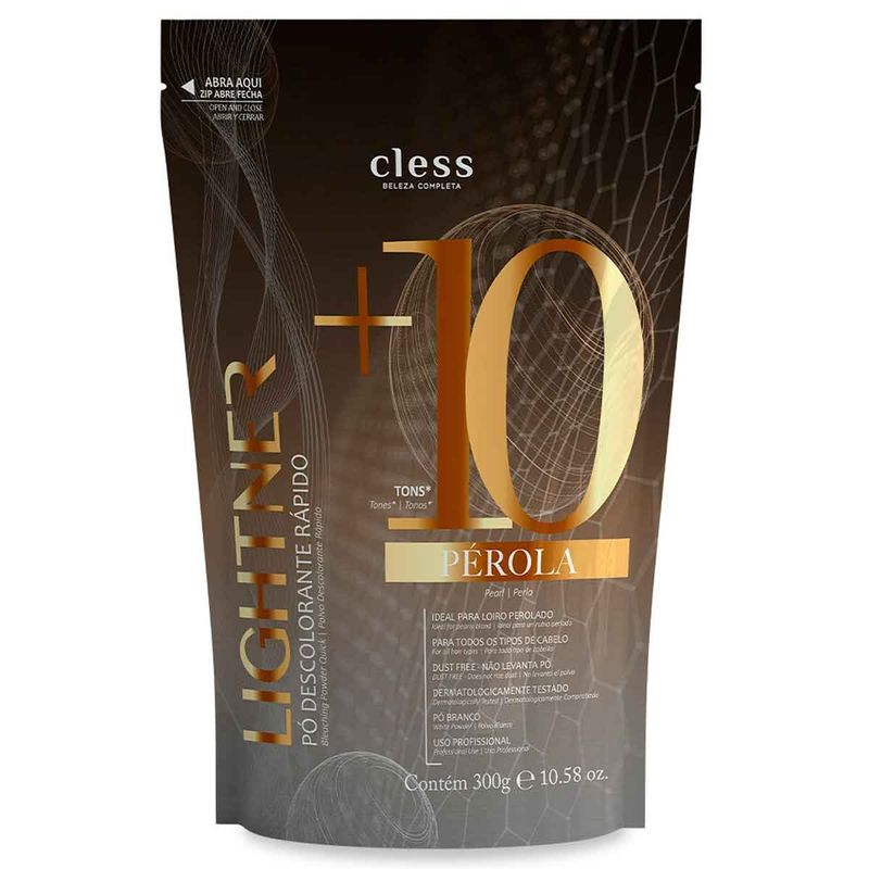 pó descolorante lightner pérola 300g