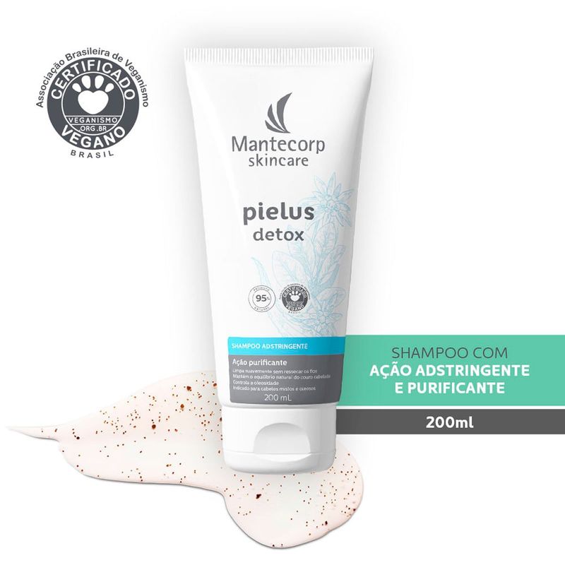 shampoo adstringente pielus detox 200ml