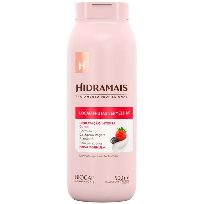 loção corporal hidramais frutas vermelhas 500ml