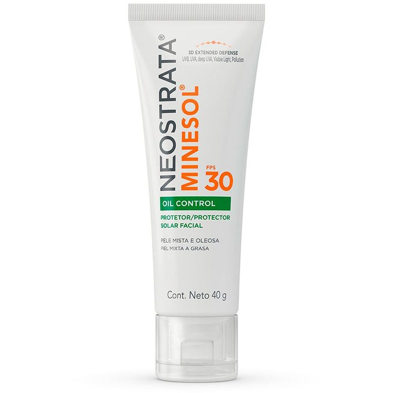 protetor solar facial neostrata minesol oil control fps30 40g