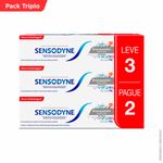 creme dental sensodyne branqueador extra fresh leve 3 pague 2 90g cada