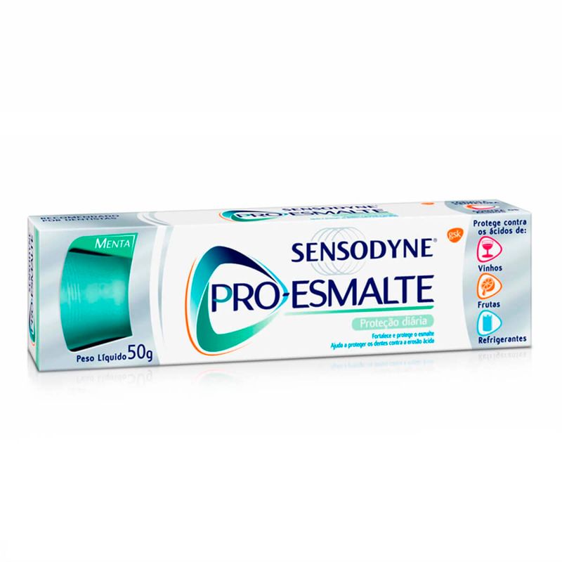 creme dental sensodyne pro-esmalte 50g