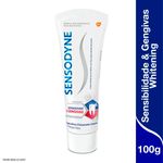 creme dental sensodyne sensibilidade & gengivas whitening 100g