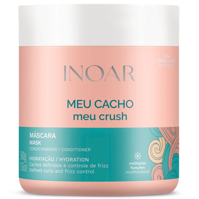 máscara inoar meu cacho meu crush 500g