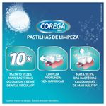 corega tabs pastilhas de limpeza 3 minutos com 6 pastilhas efervescentes