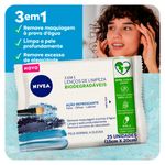 lenços de limpeza e demaquilante nivea ação hidratante 25 unidades