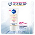 creme hidratante para mãos nivea luminous 630 fps15 50g
