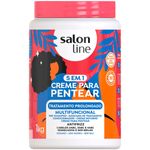 creme para pentear salon line 5 em 1 tratamento prolongado 1kg