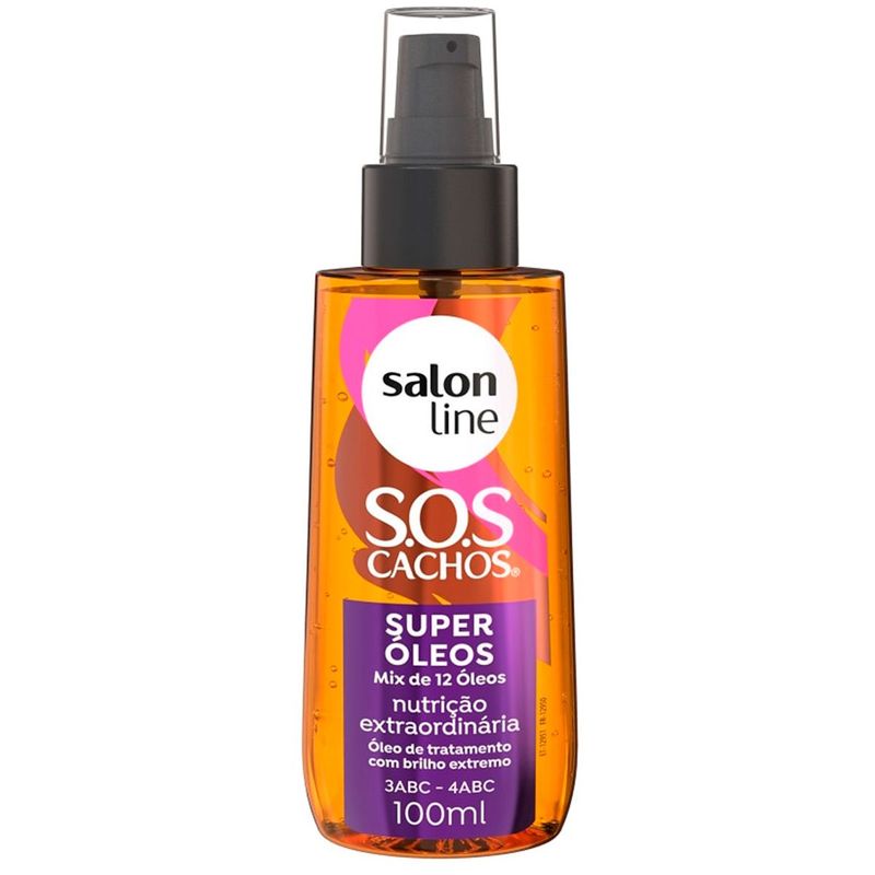 óleo s.o.s cachos salon line super óleos 100ml
