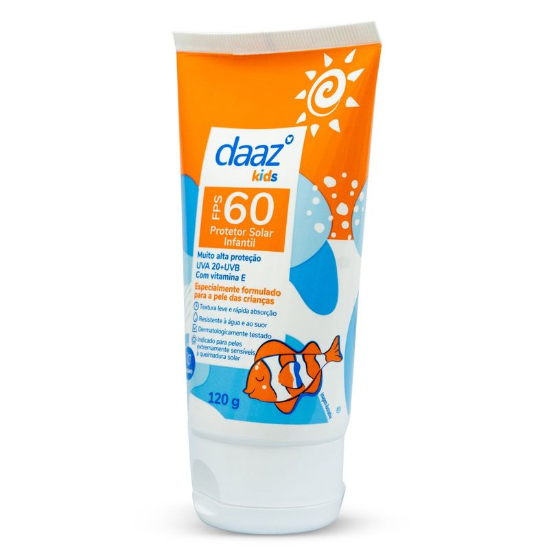 protetor solar kids daaz fps60 120g