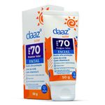 protetor solar facial daaz fps70 50g