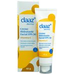 creme hidratante facial daaz vitamina c fps30 45g